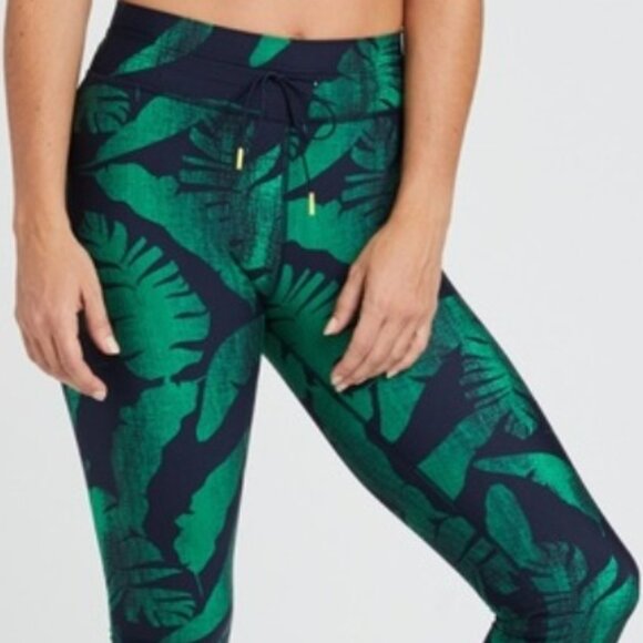 SoulCycle x The Upside Fern Palm Print Yoga Athletic Legging, M NWT - Picture 1 of 8